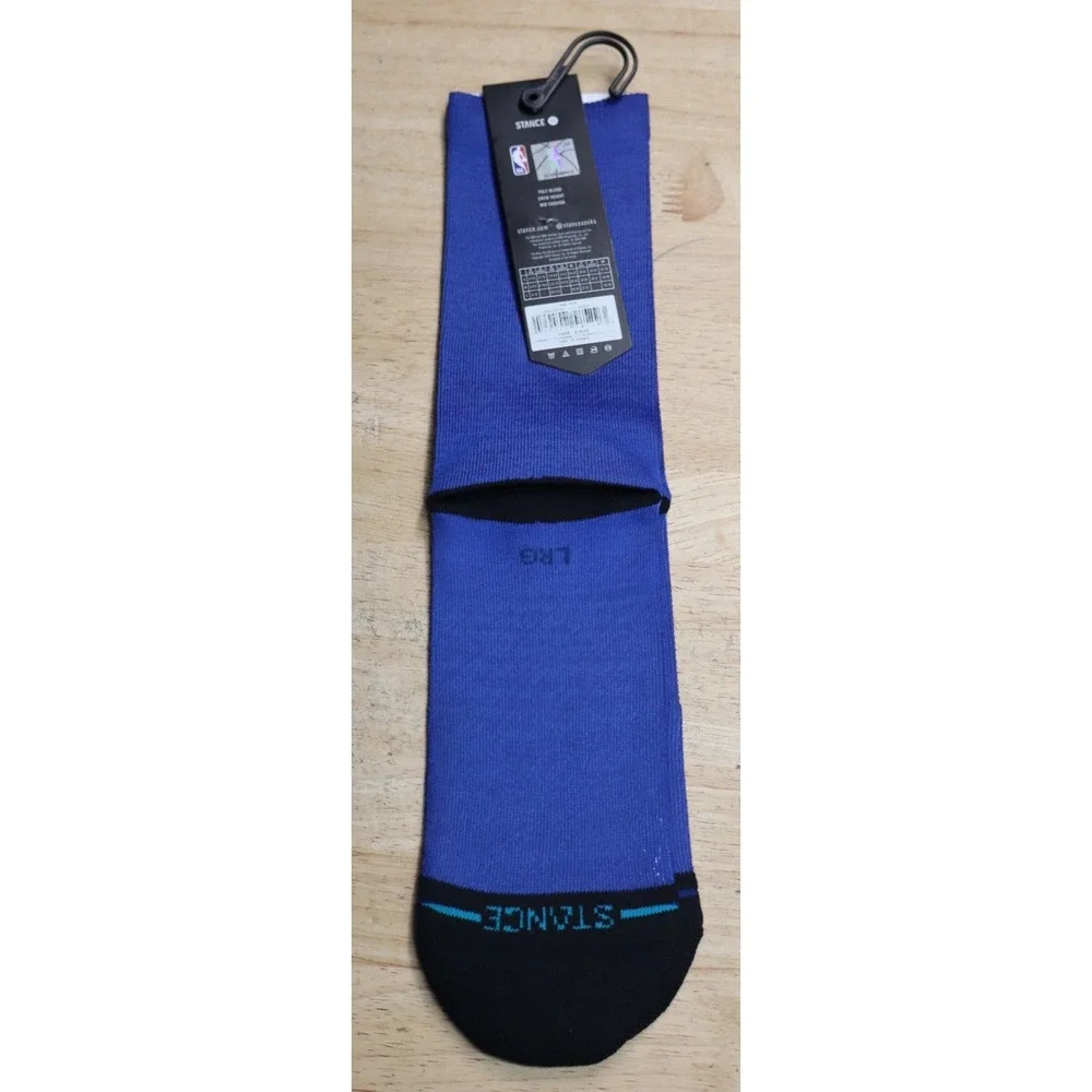 New Stance NBA City Edition Collection Crew Socks  Sacramento Kings Size L